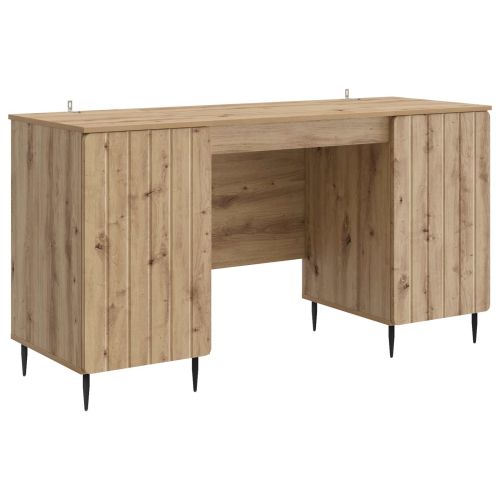Бюро с рафт Дъб артизан 142,5 x 50 x 75 см Инженерна дървесина