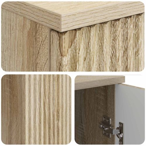 Бюро с рафт Дъб сонома 142,5 x 50 x 75 см Инженерна дървесина