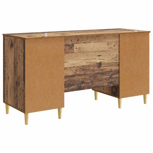 Бюро с рафт Старо дърво 142,5 x 50 x 75 см Инженерна дървесина