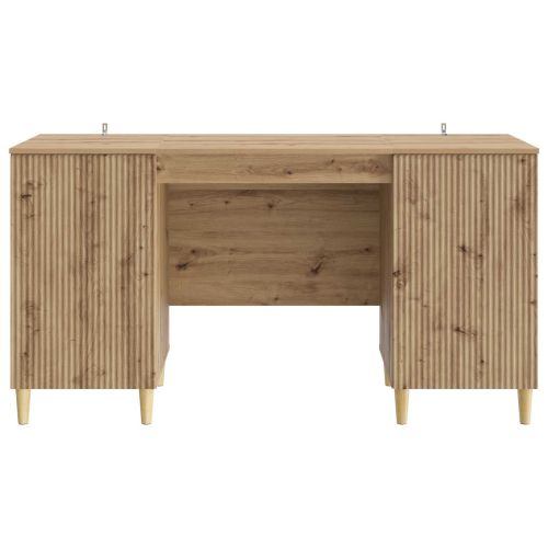 Бюро с рафт Дъб артизан 142,5 x 50 x 75 см Инженерна дървесина