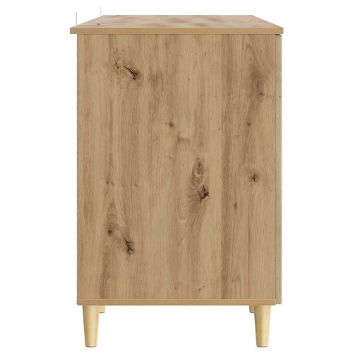 Бюро с рафт Дъб артизан 142,5 x 50 x 75 см Инженерна дървесина