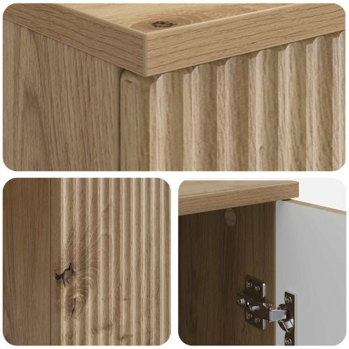 Бюро с рафт Дъб артизан 142,5 x 50 x 75 см Инженерна дървесина