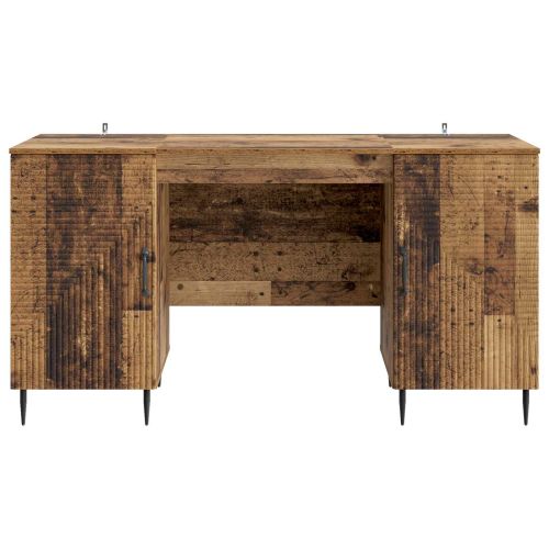 Бюро с рафт Старо дърво 142,5 x 50 x 75 см Инженерна дървесина