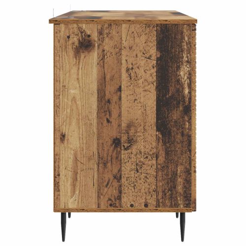 Бюро с рафт Старо дърво 142,5 x 50 x 75 см Инженерна дървесина