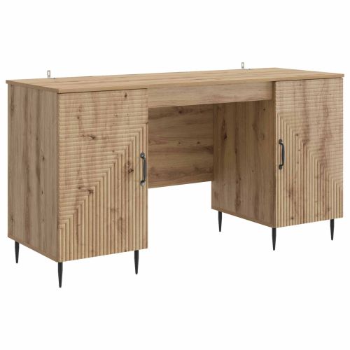 Бюро с рафт Дъб артизан 142,5 x 50 x 75 см Инженерна дървесина