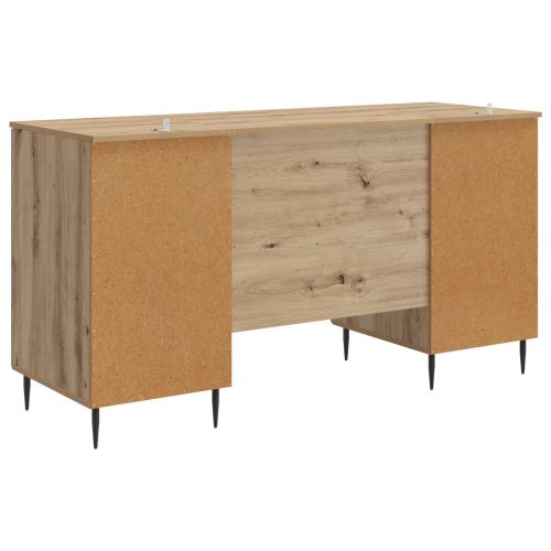 Бюро с рафт Дъб артизан 142,5 x 50 x 75 см Инженерна дървесина