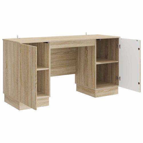 Бюро с рафт Дъб сонома 142,5 x 50 x 75 см Инженерна дървесина