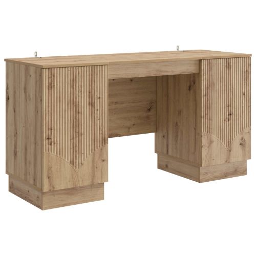 Бюро с рафт Дъб артизан 142,5 x 50 x 75 см Инженерна дървесина