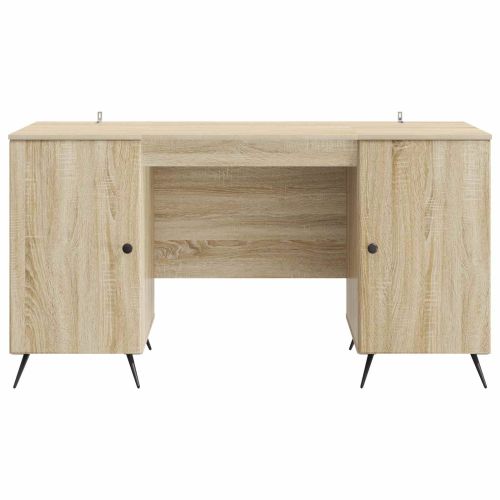 Бюро с рафт Дъб сонома 142,5 x 50 x 75 см Инженерна дървесина