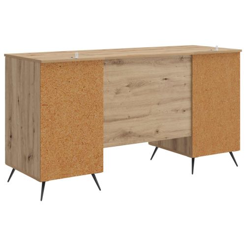 Бюро с рафт Дъб артизан 142,5 x 50 x 75 см Инженерна дървесина