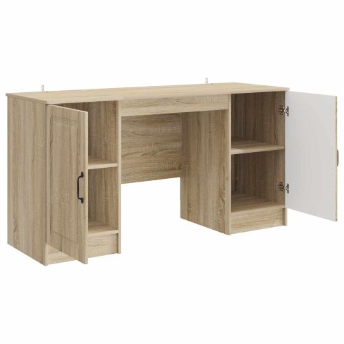 Бюро с рафт Дъб сонома 142,5 x 50 x 75 см Инженерна дървесина