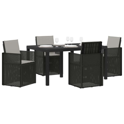 Комплект за хранене в градината 5 pcs Антрацит и Светлосиво ПП