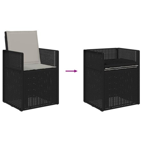 Комплект за хранене в градината 5 pcs Антрацит и Светлосиво ПП