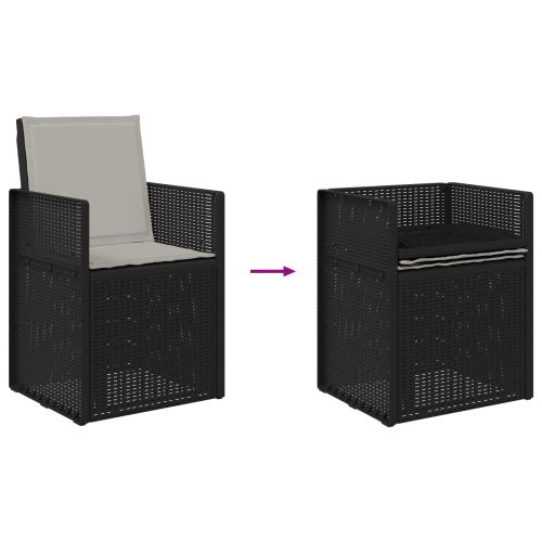 Комплект за хранене в градината 7 pcs Антрацит и Светлосиво ПП