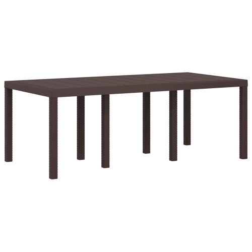 Комплект за хранене в градината 7 pcs Кафяво и светлосиво ПП