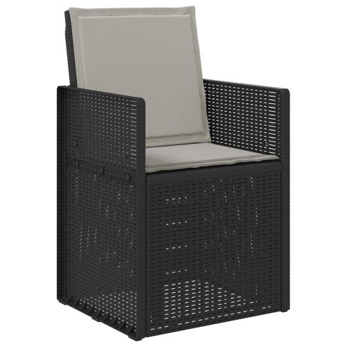 Комплект за хранене в градината 9 pcs Антрацит и Светлосиво ПП