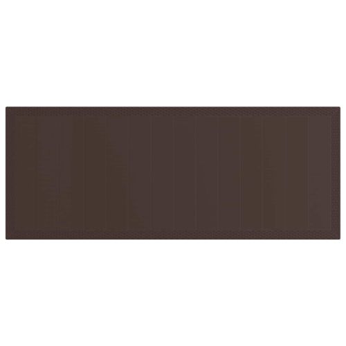 Комплект за хранене в градината 9 pcs Кафяво и антрацит ПП