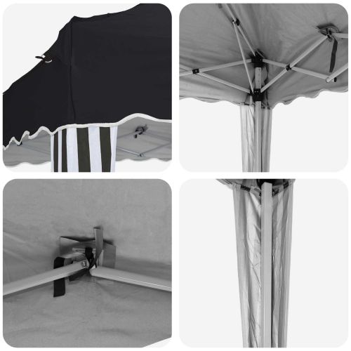 Поп-ъп парти палатка 575 x 290 x 245 см Антрацит