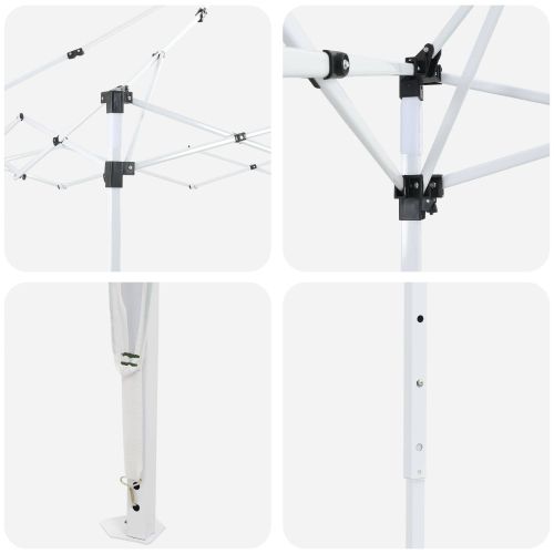 Поп-ъп парти палатка 575 x 290 x 245 см Зелено