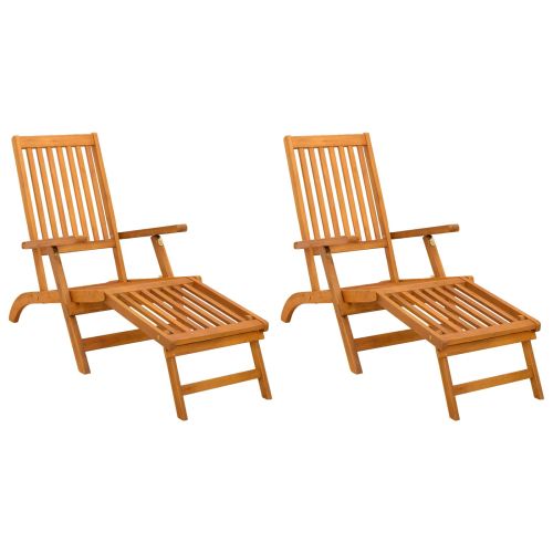Сгъваем и reclining шезлонг 2 pcs 55 x 146 x 91 см