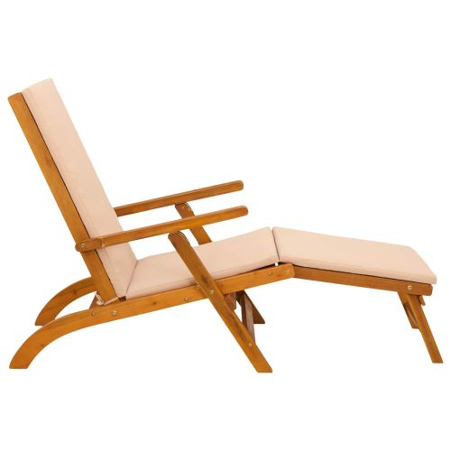 Сгъваем и reclining шезлонг 2 pcs 55 x 146 x 91 см