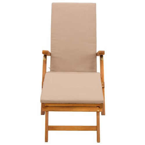 Сгъваем и reclining шезлонг 2 pcs 55 x 146 x 91 см