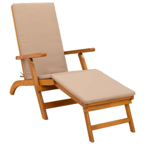 Сгъваем и reclining шезлонг 2 pcs 55 x 146 x 91 см