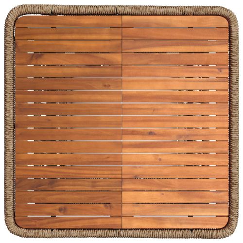 Комплект за хранене в градината 3 pcs Бежов и кремав полиратан