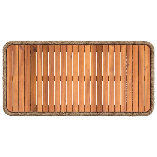 Комплект за хранене в градината 4 pcs Бежов и кремав полиратан