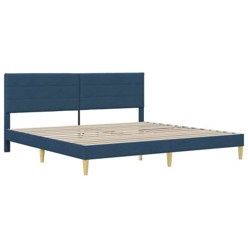 Рамка за легло с таблото Синьо 200 x 200 cm Текстил
