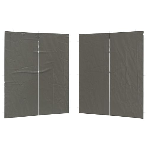Стена на палатка за парти 2 pcs Антрацит 200 x 195 см