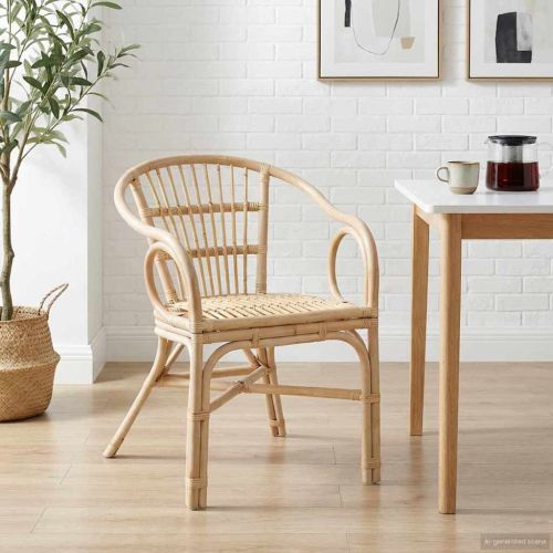 Сгъваем Стол Натурално 58 x 60 x 81 см Ратан