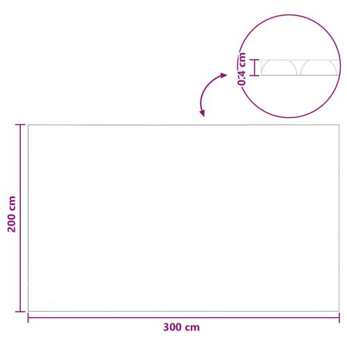 Покривало за басейн с високо качество Синьо 300 x 200 cm ПЕ