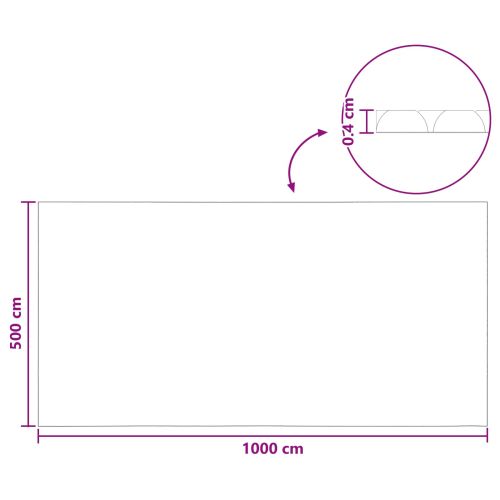 Покривало за басейн с високо качество Синьо 1000 x 500 cm ПЕ