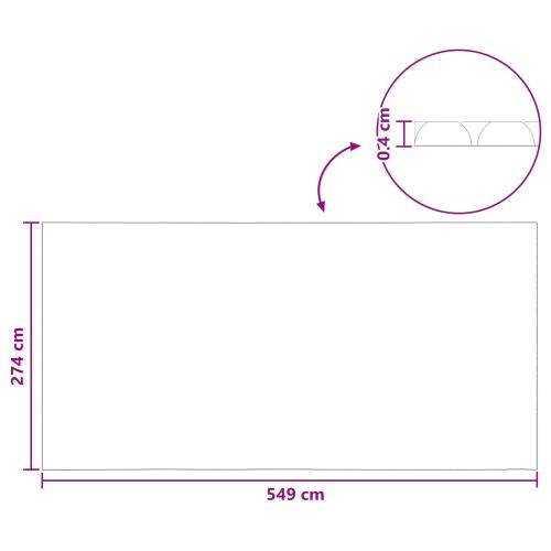 Покривало за басейн с високо качество Черен и син 549 x 274 cm