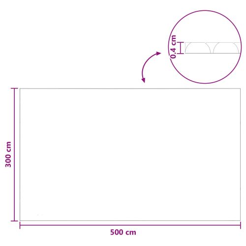 Покритие за басейн Изключително тежко Черно 500 × 300 cm ПЕ