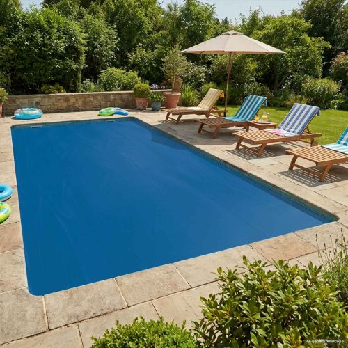 Покритие за басейн Изключително тежко Синьо 260 x 160 cm ПЕ