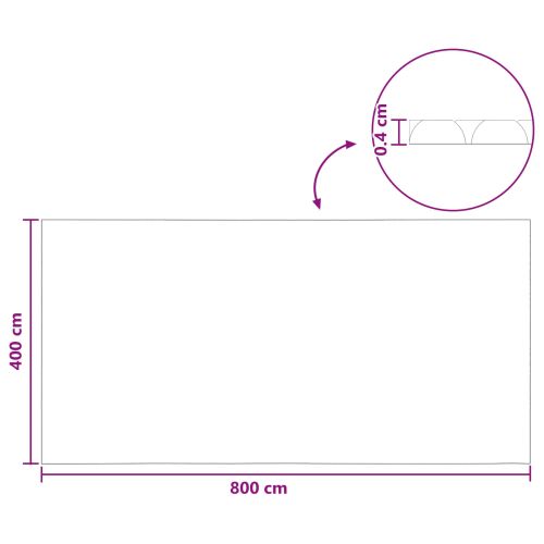 Покритие за басейн Изключително тежко Черен и син 800 x 400 см