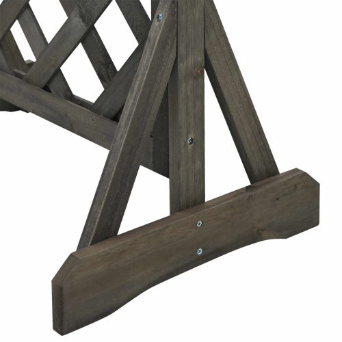 Вертикална градинска решетката Сиво 48 x 30 x 70,5 см