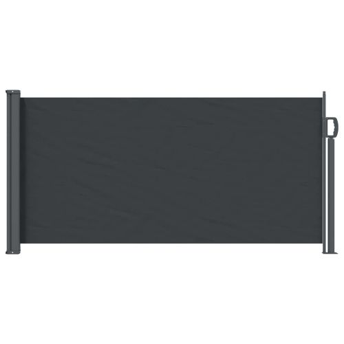 Сгъваема странична перголка Черно 300 x 100 cm Полиестер