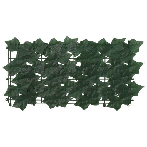 Завеса за балкон с листа Тъмнозелено 500 x 75 cm