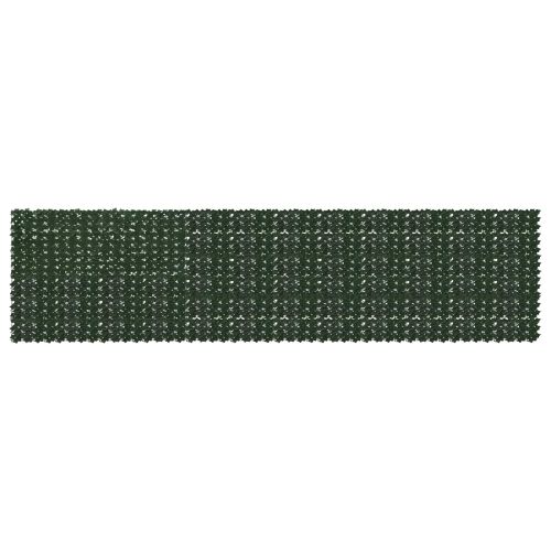 Завеса за балкон с листа Тъмнозелено 600 x 150 cm