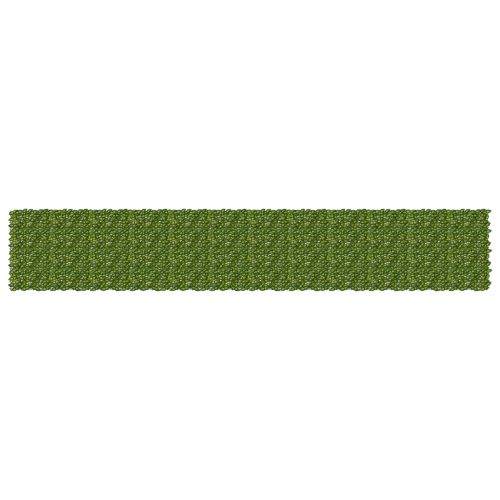 Завеса за балкон с листа Зелен и жълт 600 x 100 cm