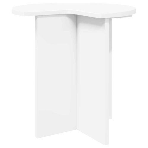 Странична маса 2 pcs Бяло Ø 39 x 38 см Инженерна дървесина