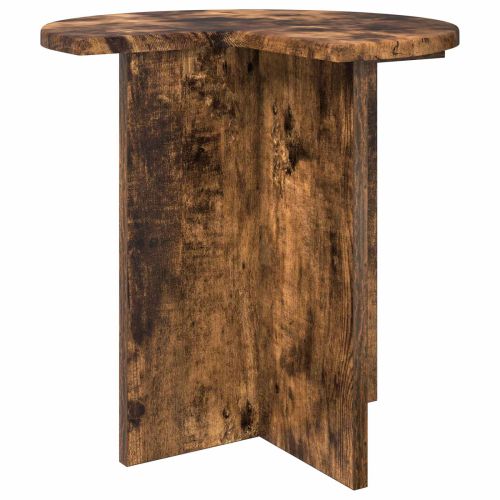 Странична маса със съхранение 2 pcs Опушен дъб Ø 39 x 38 см