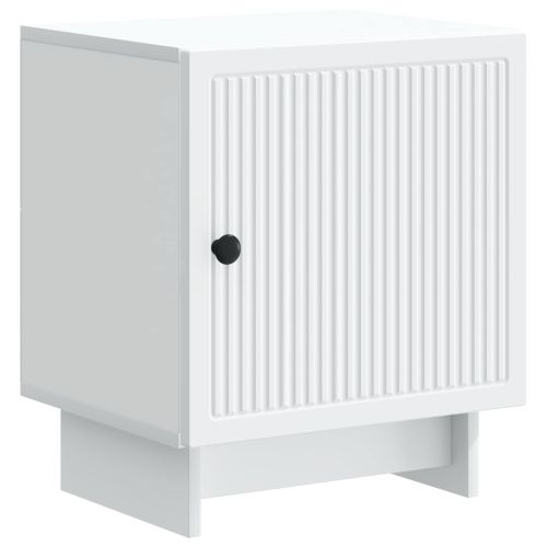 Нощен шкаф 2 pcs Бяло 43 x 34,5 x 50 см Инженерна дървесина