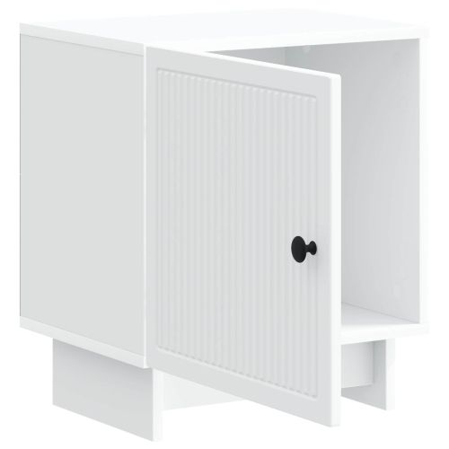 Нощен шкаф 2 pcs Бяло 43 x 34,5 x 50 см Инженерна дървесина