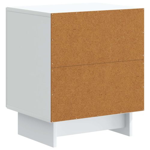 Нощен шкаф 2 pcs Бяло 43 x 34,5 x 50 см Инженерна дървесина