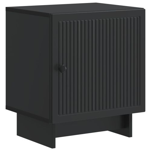Нощен шкаф 2 pcs Черно 43 x 34,5 x 50 см Инженерна дървесина