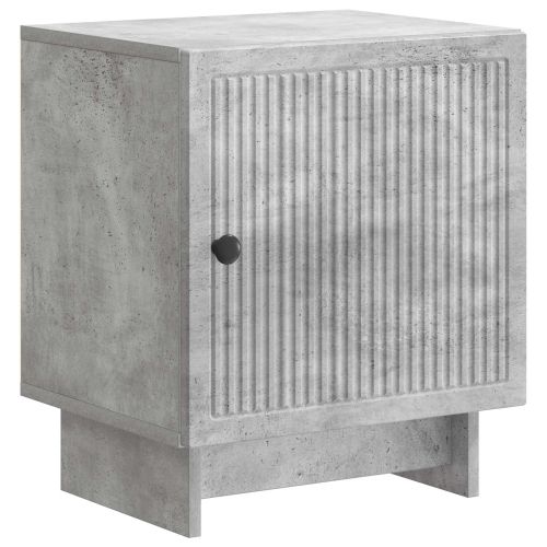 Нощен шкаф 2 pcs Бетонно сиво 43 x 34,5 x 50 см